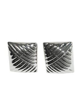 Heaven Mayhem Lined Earrings in Silver